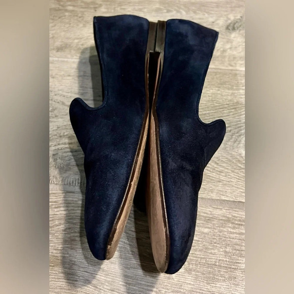 J Crew blue suede slip on shoes. Size 7 - Picture 8 of 9
